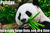Pandas, tips to deal with huge datasets!