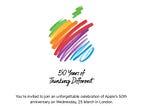 The Apple 50th birthday celebration