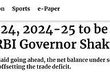 Current Account Deficit.