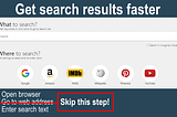 Using Chrome on a Desktop? Get Search Results Faster.