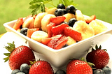 Strawberry Salad — Red, White, and Blueberry Fruit Salad