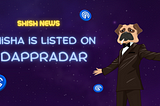 Shisha is listed on DappRadar