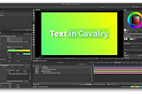 Smarter ways to work with Text in Cavalry.