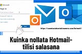 Kuinka nollata Hotmail-tilisi salasana || Hotmail asiakastukinumero Suomi