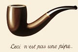 Quadro The treachery of images ( a Traição das Imagens) por Rene Magritte. Também conhecido por "This is not a Pipe". Fonte: Wikiart.org