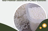 CYCOLOY PC/ABS granules