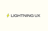 Lightning UX logo
