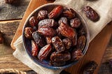 A bowl of medjool dates. (Image found on web)