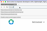 The World’s Slowest Address Bar Suggestions