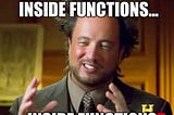 Functions, Arrays and ES6 flexibility in JavaScript