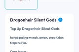 Top Up Dragonheir Silent Gods Murah via Pulsa