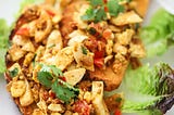 Warm Indian-Spiced Egg Breakfast Salad