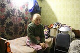 “There is still shelling, but you can live here,” the neighbor told elderly couple by phone and…