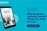 eBook: Why Modernize Learning Content? Things You Need to Know