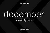 Monthly Recap: December 2024