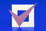 Image of a check mark in a box to represent reporting tip sheets