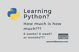 How many days will it take to master Python programming?