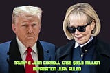 Jury Rules Trump E jean Carroll Case Trump Must Have Pay 83.3 Million for defamation