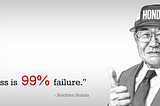 Failure: The Secret To Success