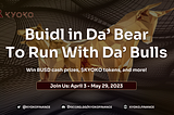 Новое мероприятие: Buidl in Da’ Bear To Run With Da’ Bulls