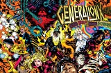 Cover to Generation X Annual 1995, published by Marvel Comics