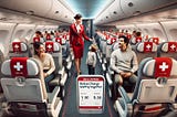 Why do Swiss airlines charge for families to sit together?