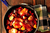 One-Skillet Roasted BBQ Chicken and Vegetables — Main Dishes