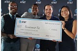 Paratransit Pal won $40,000 at AT&T’s Atlanta Civic Coding Challenge and gave it all to charity