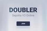 Doubler Sepolia V3 online