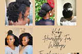 Kinky Hairstyle For Wedding