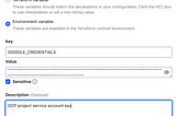 How-to set up Google Cloud (GCP) credentials in HCP Terraform Cloud