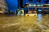 Storm dumps a year and a half’s worth of water on parts of UAE, flooding roads and Dubai’s airport