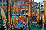 Gondola Stand, Venice, Italy