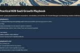 30–60–90 days playbook for B2B Sales, Growth and Marketing Managers