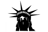 crying statute of liberty