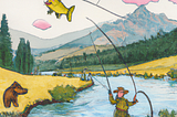 Winnie the Pooh and Piglet Trespass While Chasing Trout