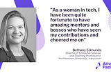 Q&A with Bethany Edmunds: how she got to where she is today, the challenges she had to overcome…