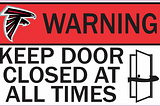 Keep Door Closed! The Atlanta Falcons Indoor Season