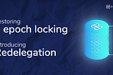 Restore 7 epochs locking period with redelegation