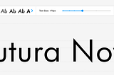О шрифте Futura Now
