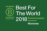 Terra Genesis International Honored as “Best For The Environment”