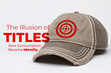 A minimal cover image showing a beige cap with a red target symbol, representing how individuals are targeted through consumption-based identity.
