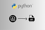Make GIFs from Images Using Python