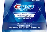 Crest 3D Professional Effects Teeth Whitening Strips Review