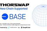 Base🔵now supported on THORSwap: Trade Cross-Chain & Yield via THORChain