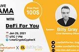 AMA RECAP = CryptoCypherX ×DEFI FOR YOU