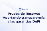 ¿Qué son las pruebas de reservas?