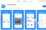 HMS Kits in Huawei Browser