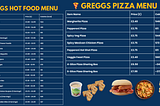 Wagamama Menu and Greggs Menu: Two British Favourites, Two Very Different Experiences