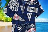 Ny Yankees Hawaiian Shirt, New Graphic Tropical Design